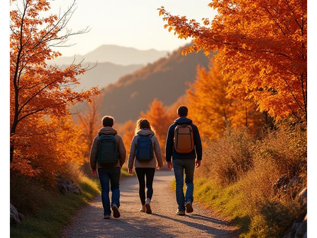 지리산에서 즐거운 등반을 하는 사람들